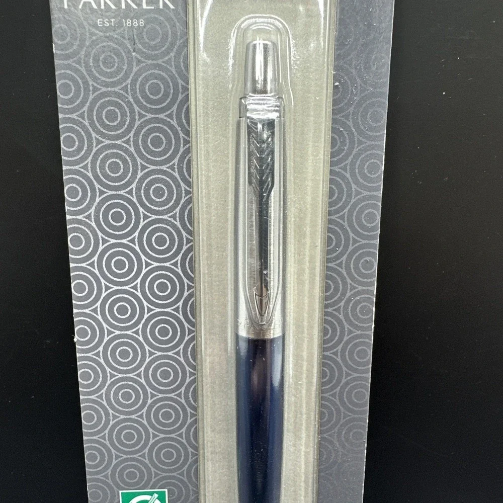 Parker‎ Jotter Medium Point Blue Ink Ballpoint Pen Blue/Silver